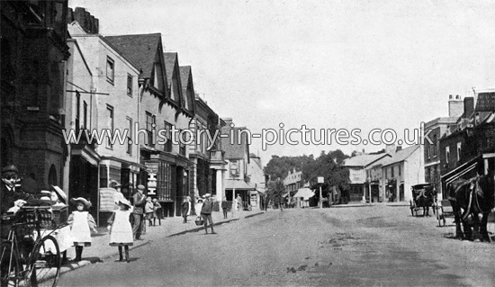 The High Street, Ongar, Essex. c.1906